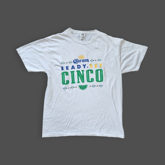 Cinco De Mayo Corona Tee, Men's L - Picture 1 of 6